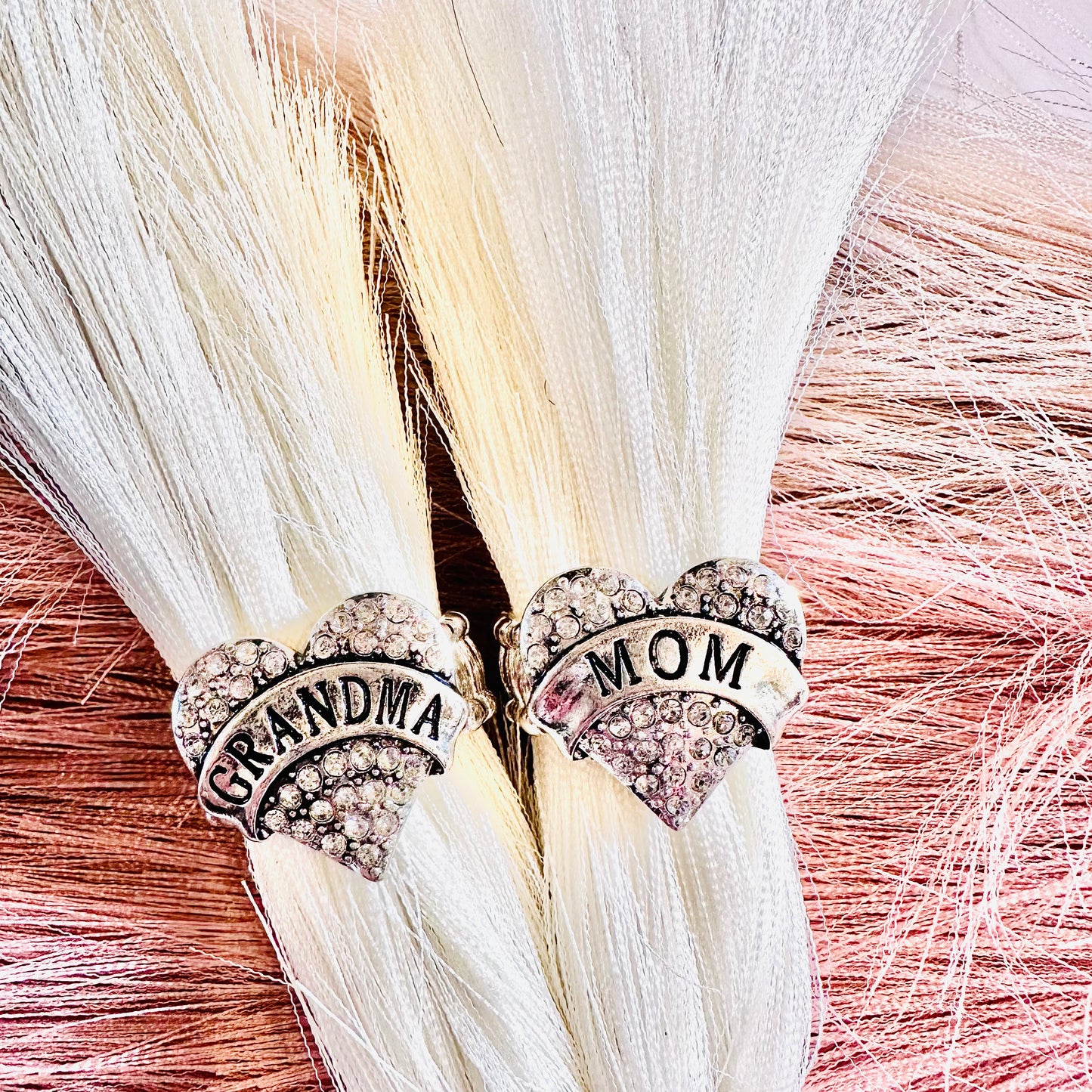 Heart Rhinestone Stretchy Band Ring