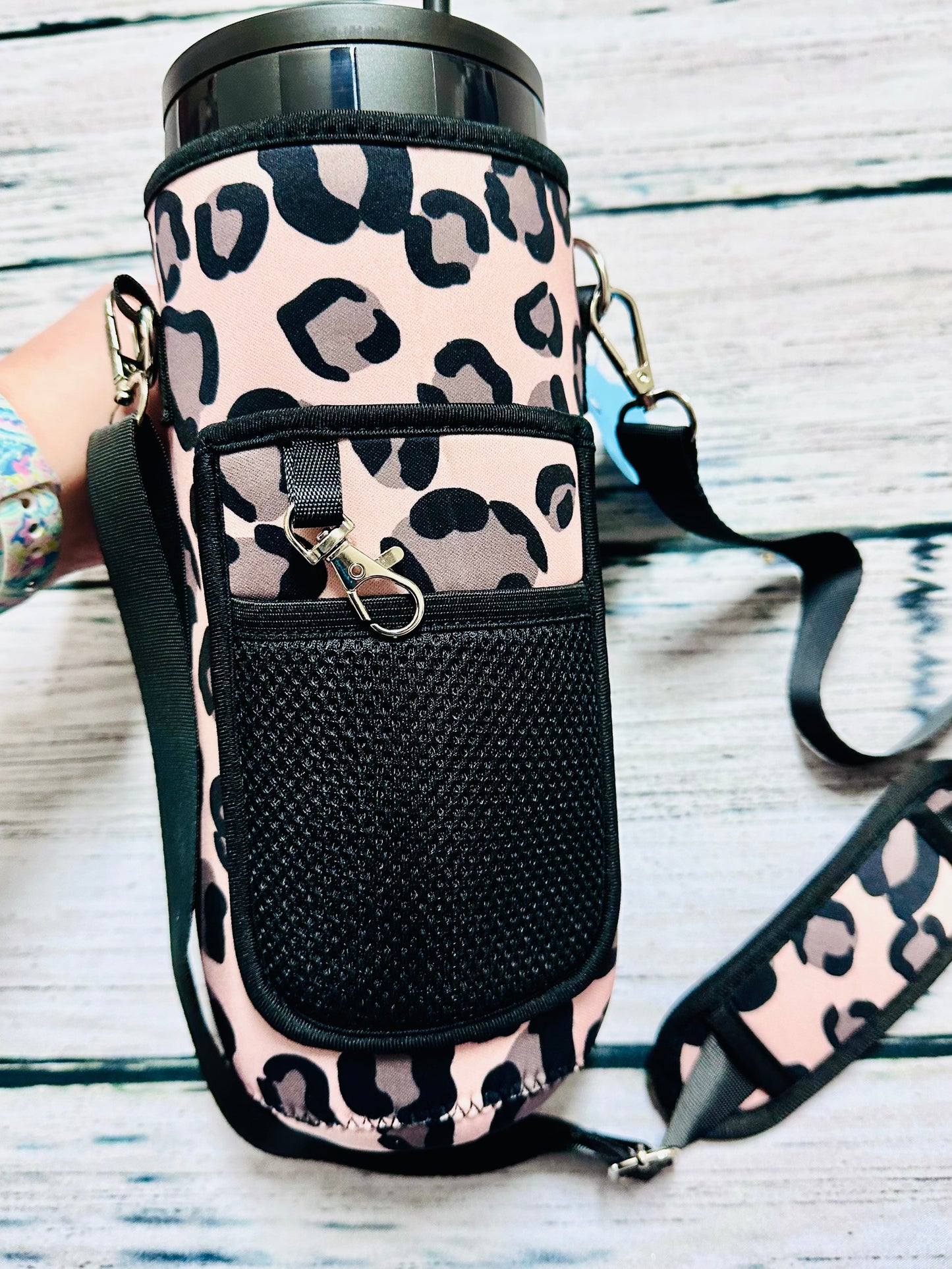 Cheetah 40oz Tumbler Bag OR 64oz Water Jug *BAG ONLY*