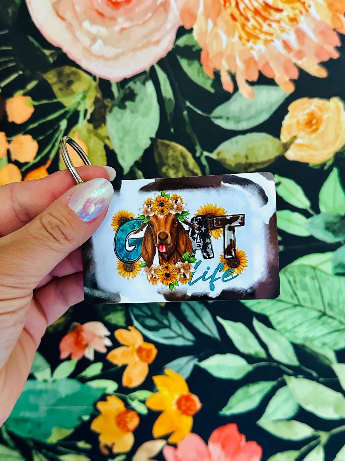 Goat Life ๐ Keychain