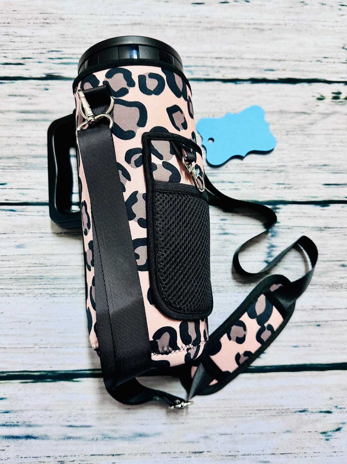 Cheetah 40oz Tumbler Bag OR 64oz Water Jug *BAG ONLY*