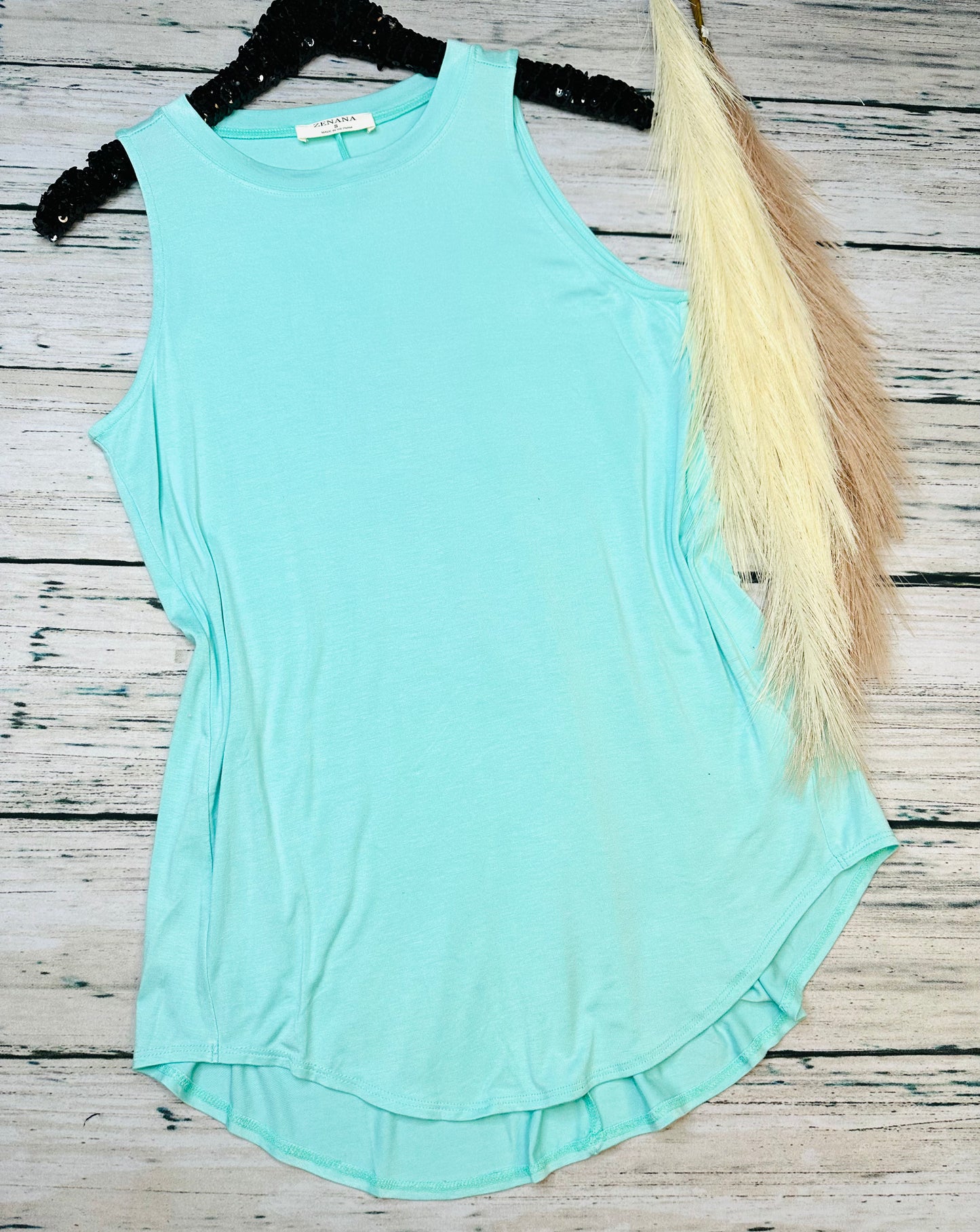 #102 Zenana - Soft Flowy Tank Top