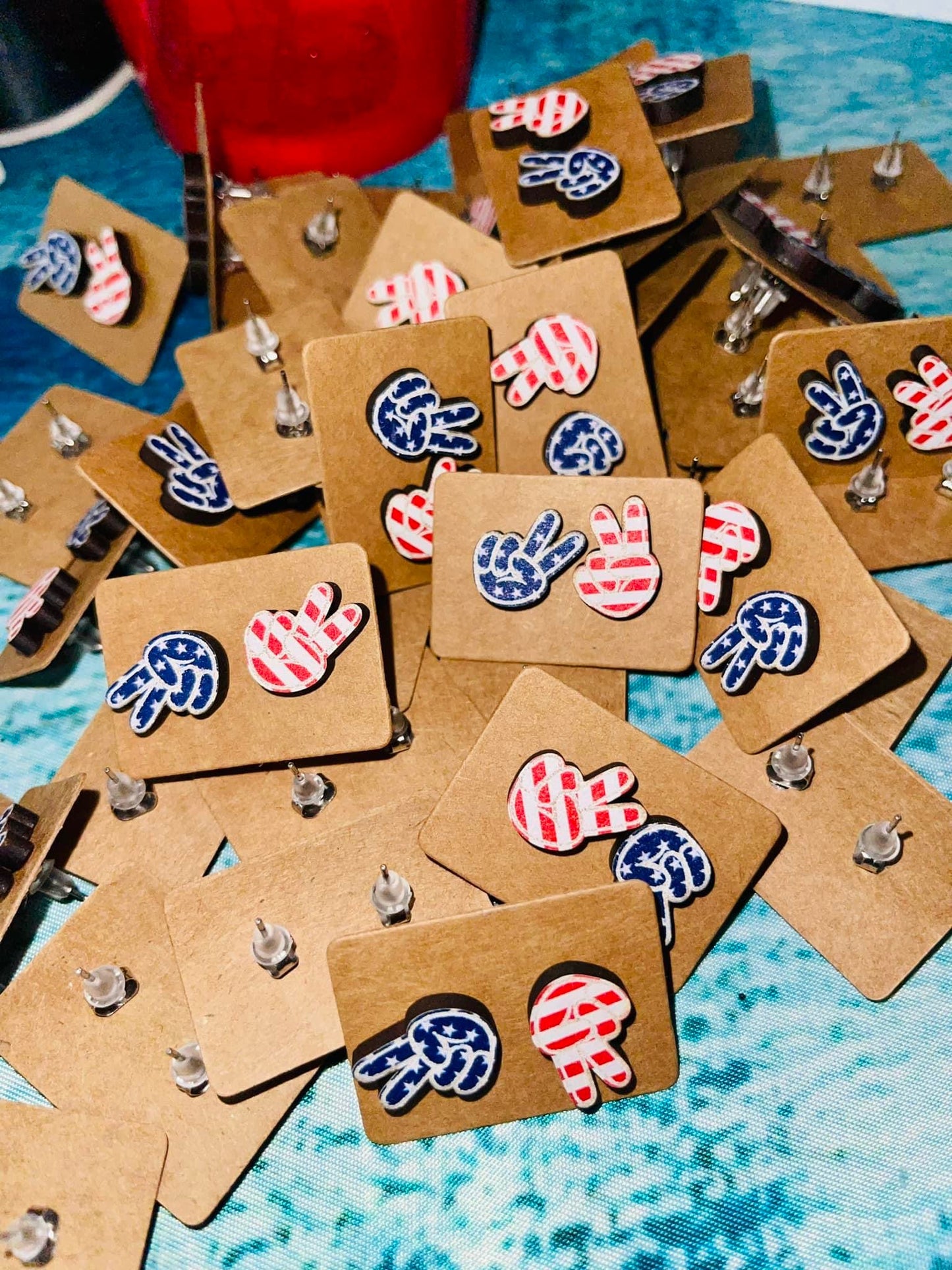 American Flag Studs ๐บ๐ธ