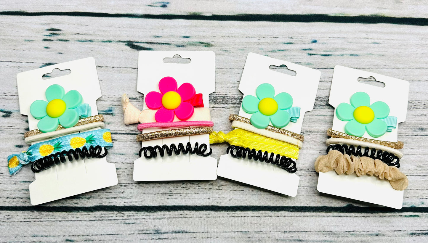 Flower Hair Accessories Pack
