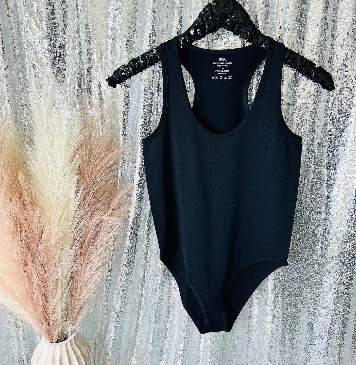 5 : Zenana - Black Bodysuit