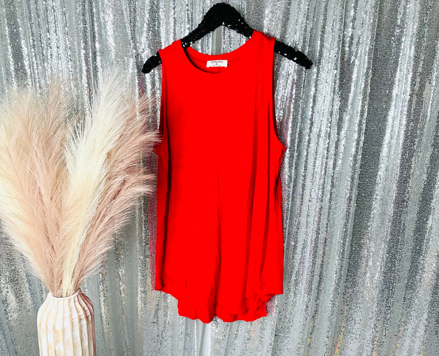#102 Zenana - Soft Flowy Tank Top