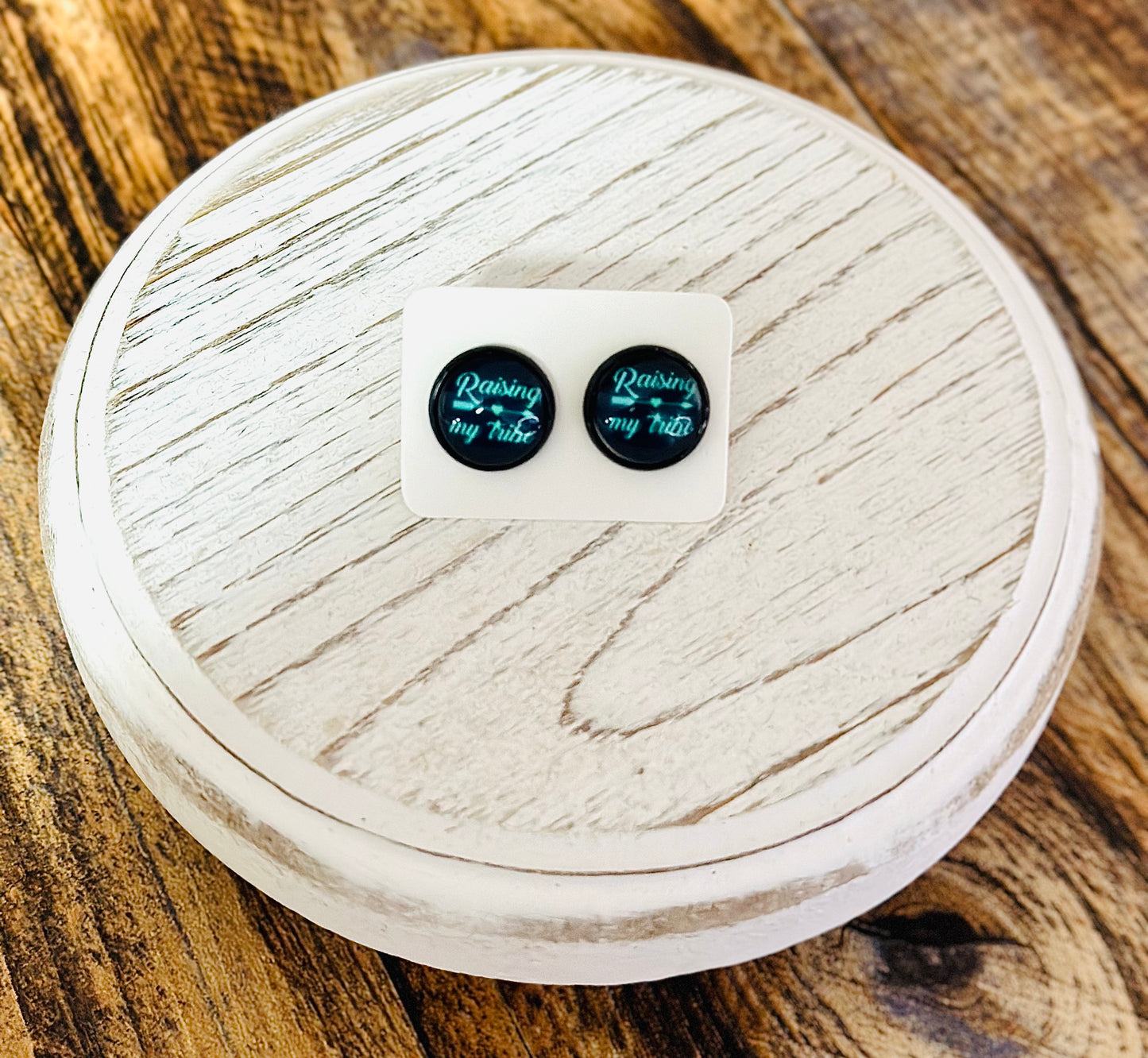 Raising My Tribe Stud Earrings