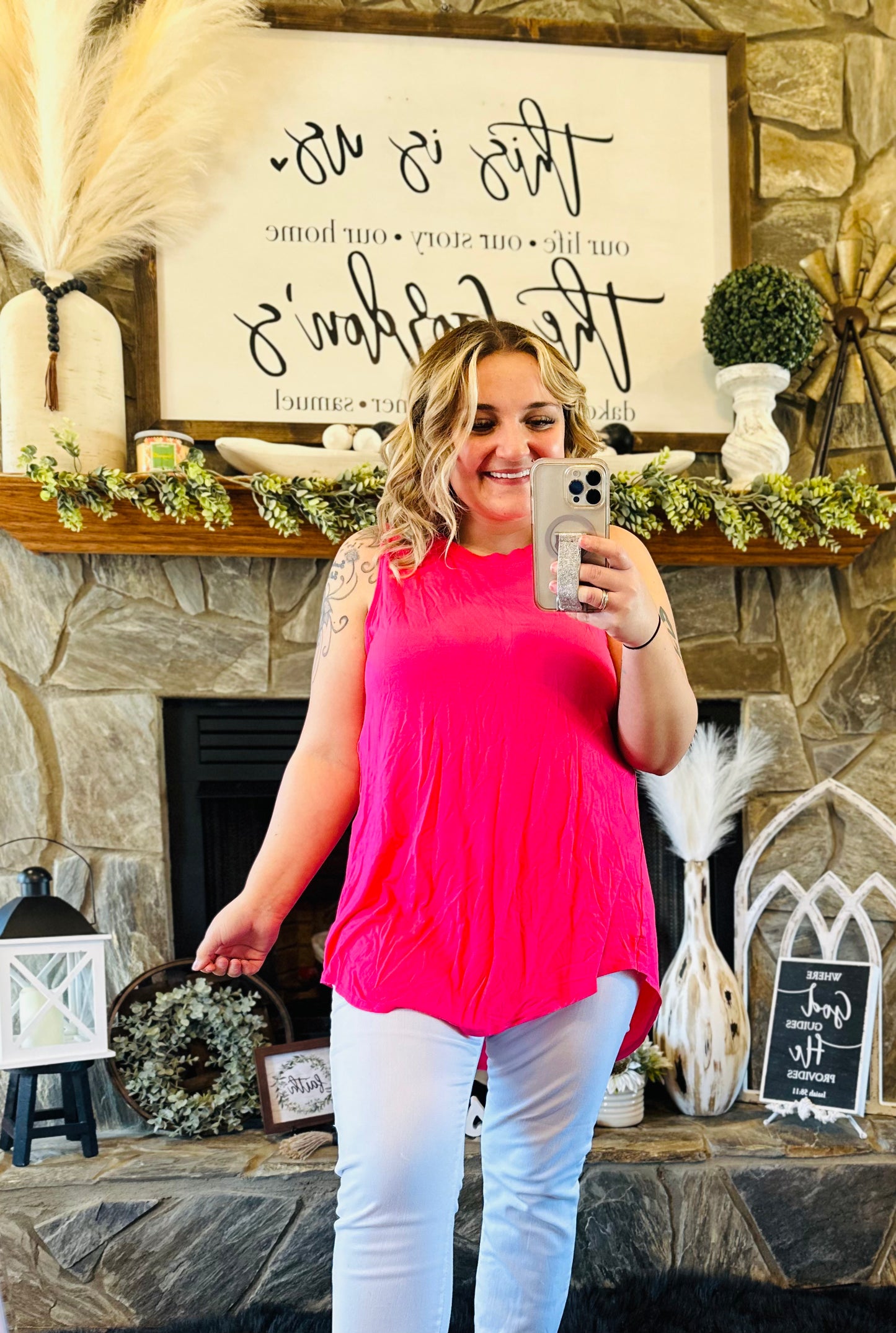 #102 Zenana - Soft Flowy Tank Top
