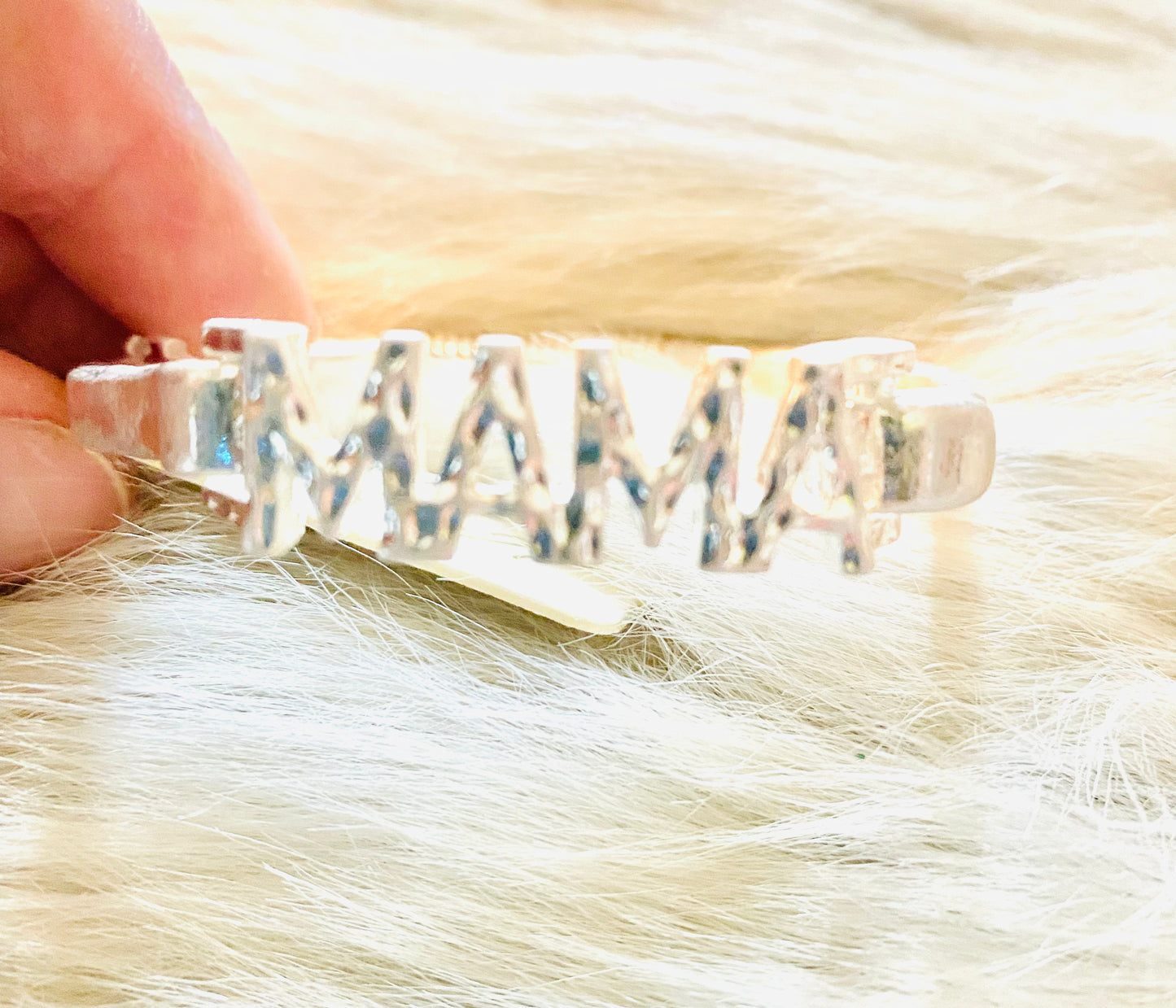 Mama Silver Bracelet