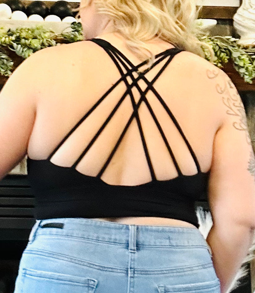 Criss Cross Back Sports Bra