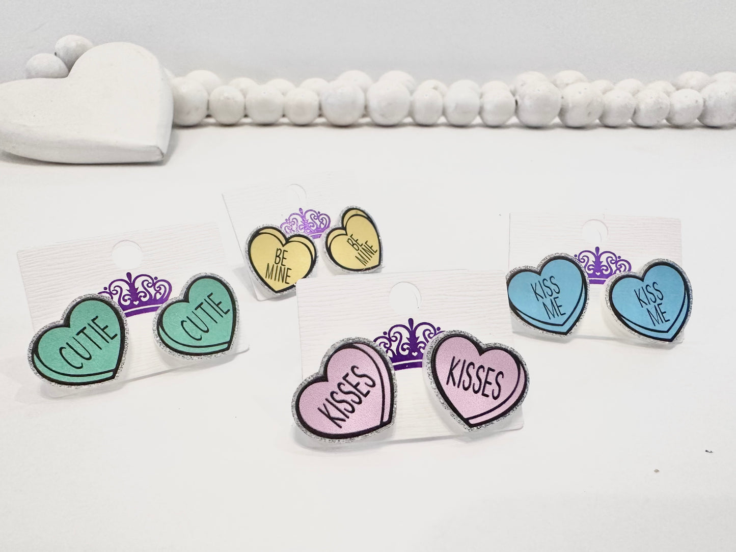 Heart Studs