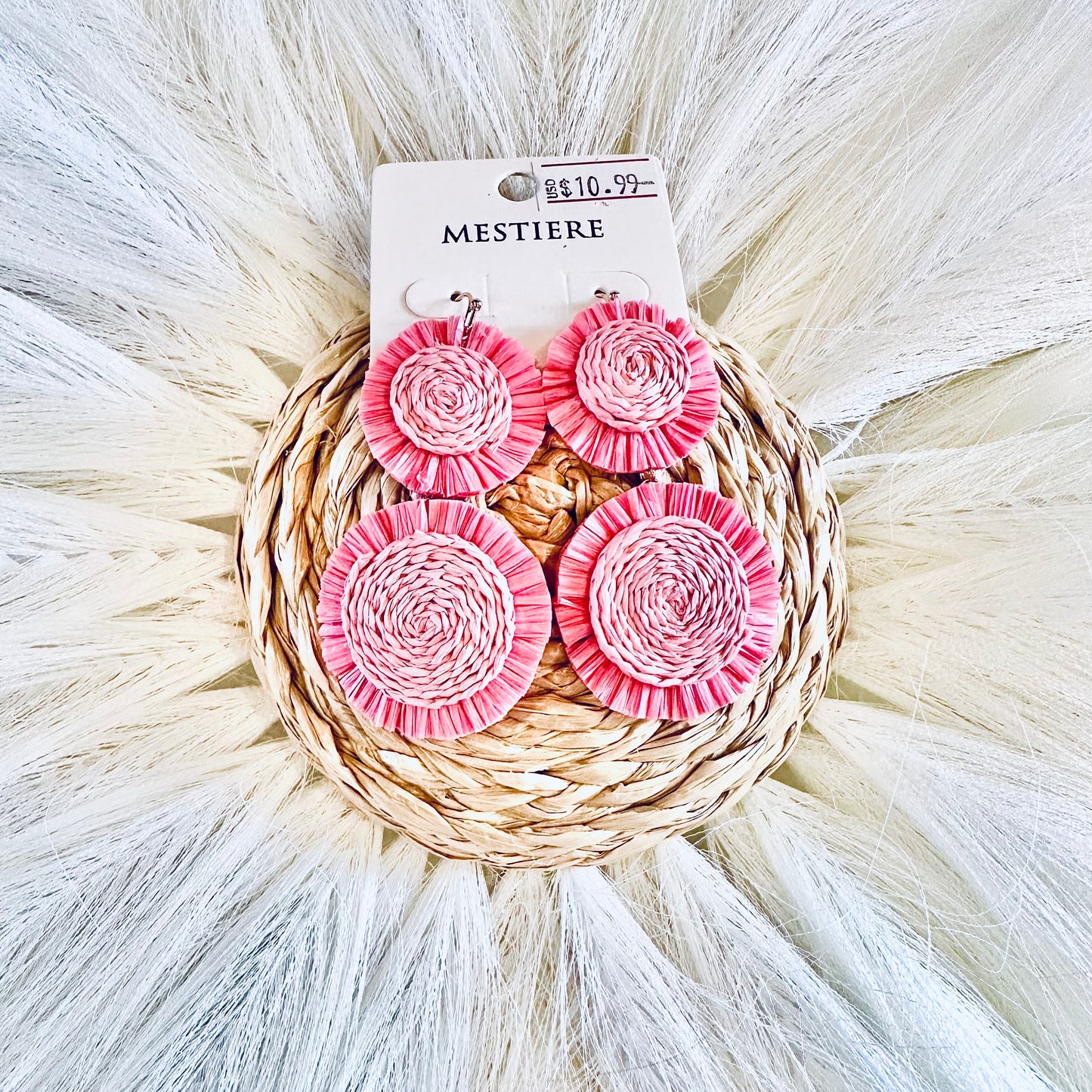 Mestiere - Round Double Tier Detail Earrings