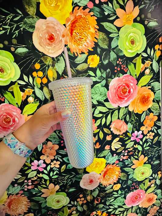 Studded Straw Cup