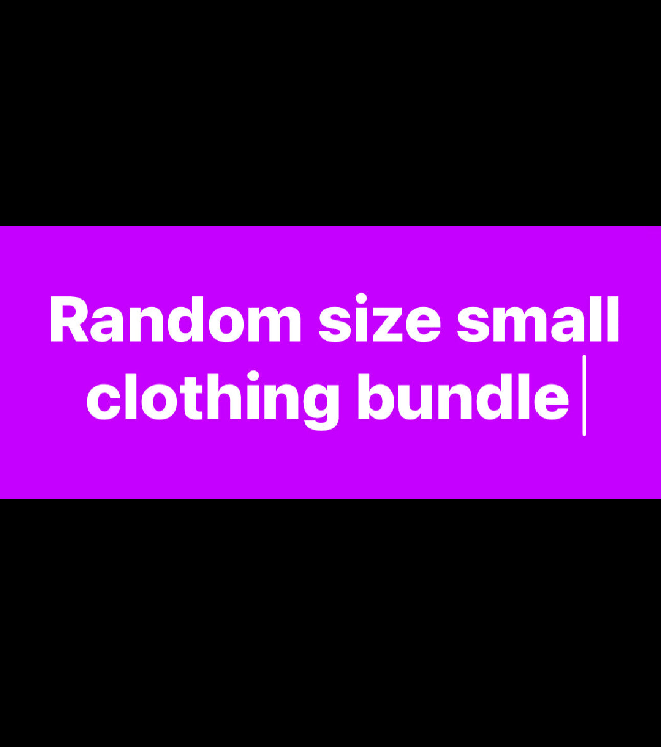 Random size small bundle 3 items￼