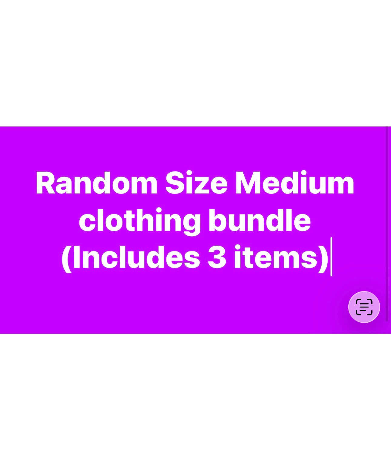 Random size medium clothing bundle