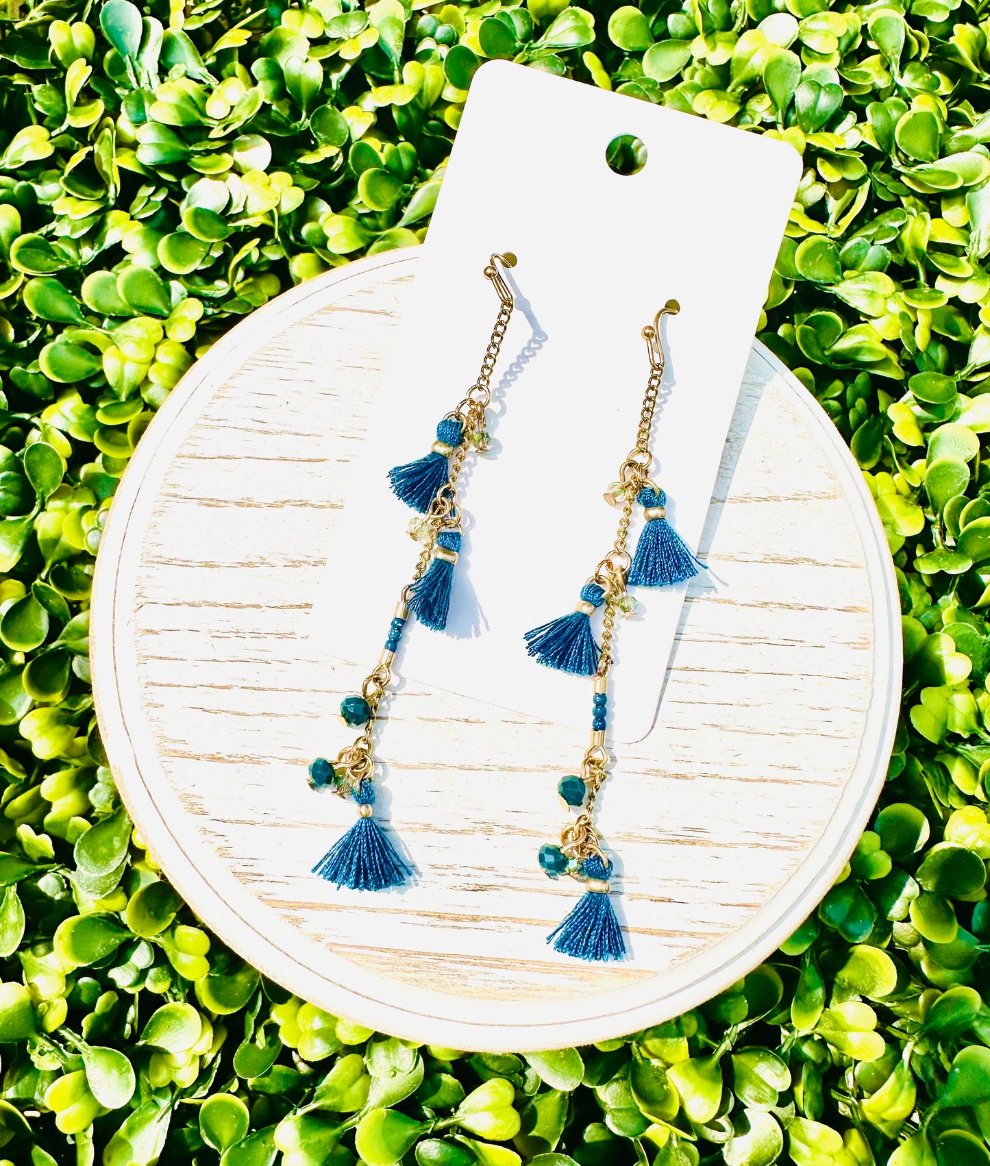 Canvas - Dangle Tassel Earrings