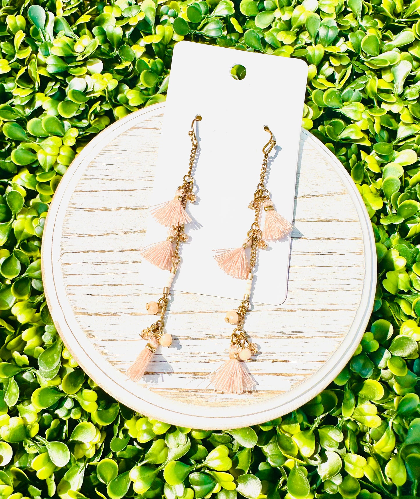 Canvas - Dangle Tassel Earrings