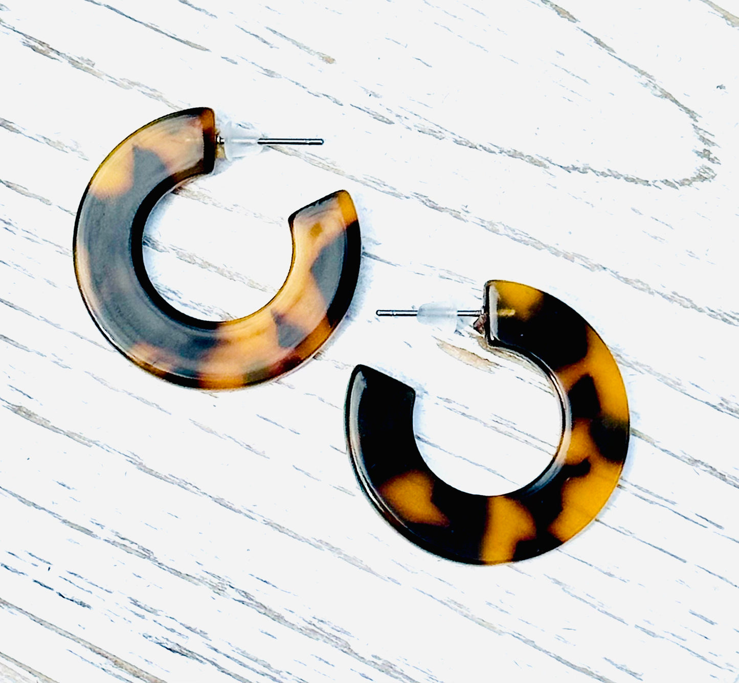 Hoop Two Tone Earrings