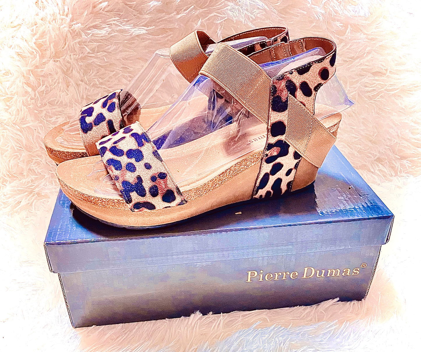 Pierre Dumas - Cheetah Look A Like Wedges