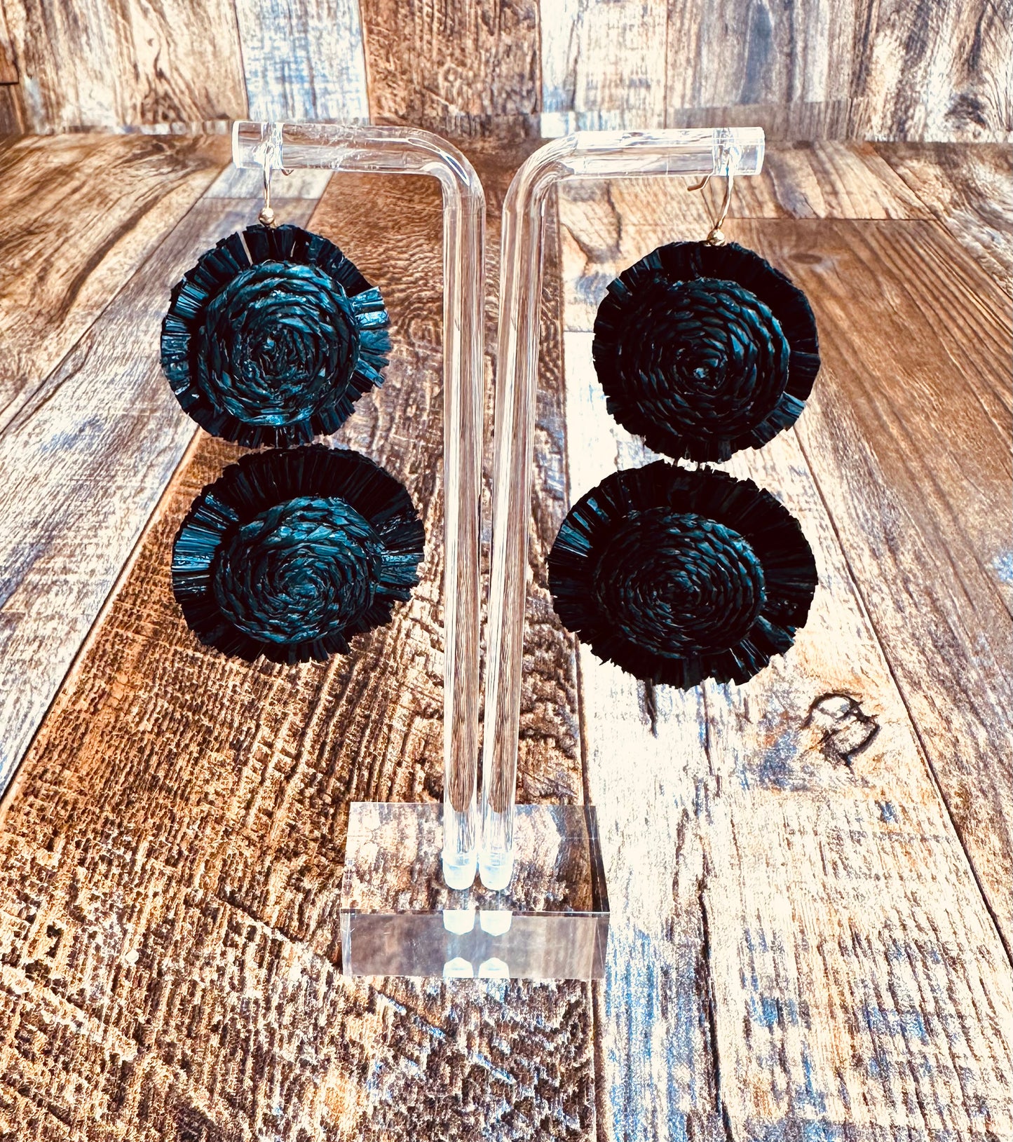 Mestiere - Round Double Tier Detail Earrings