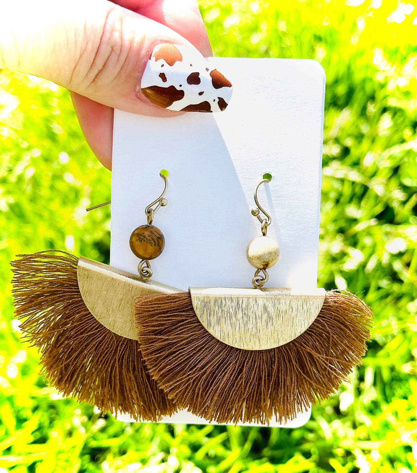 Tassel Beaded Earrings