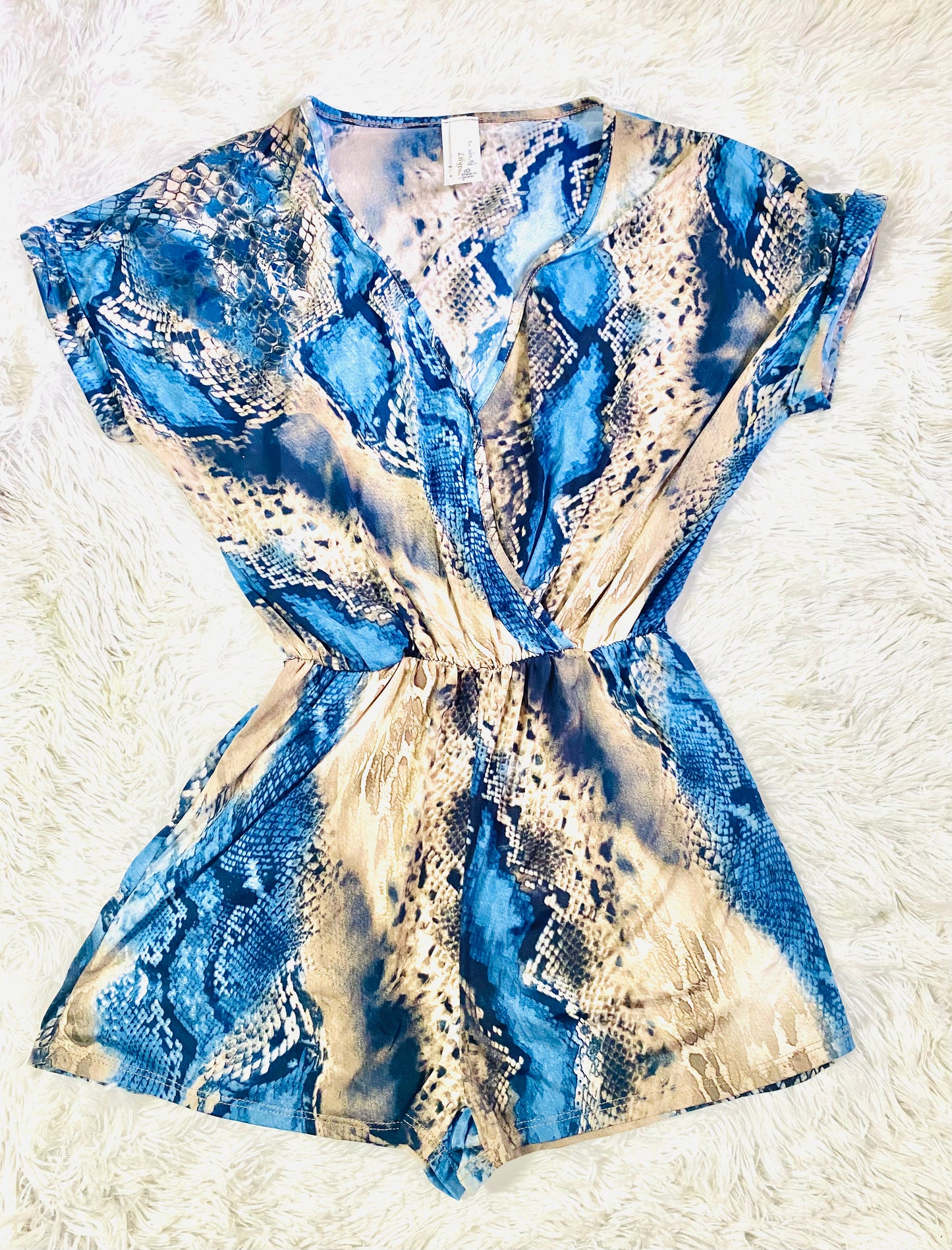 Snake Print Romper