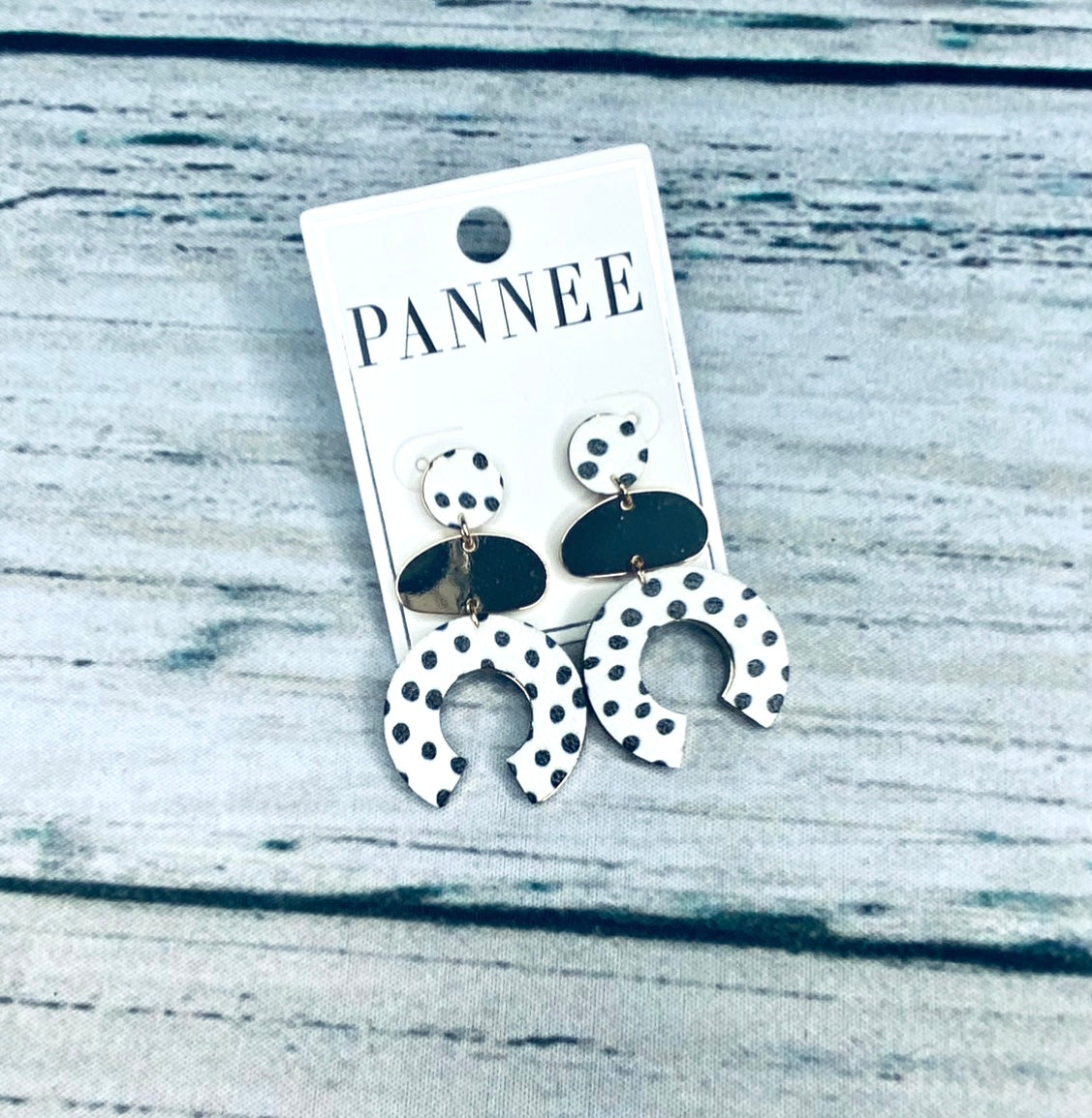 Metal Spotted Earrings