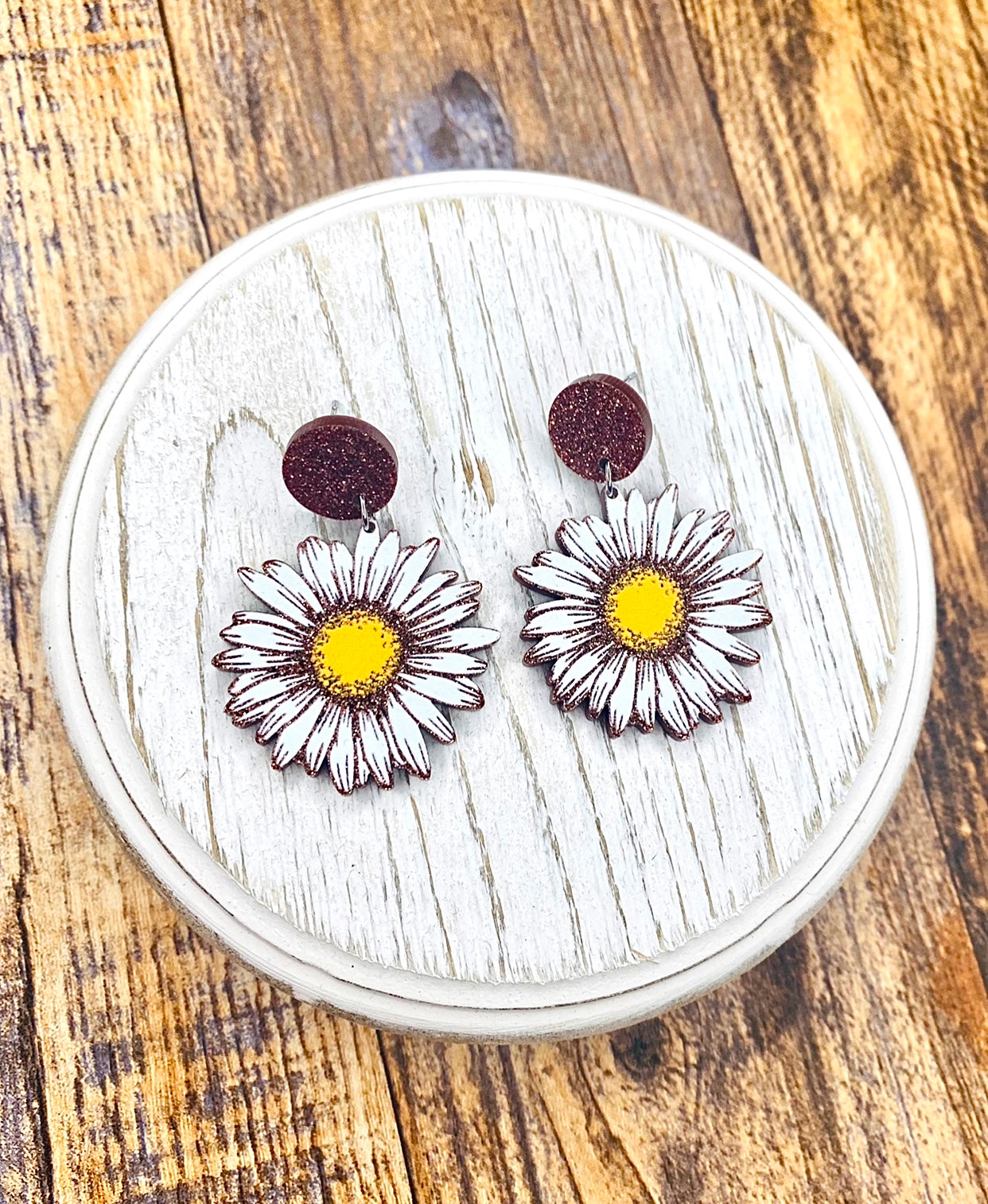 Flower Acrylic Earrings