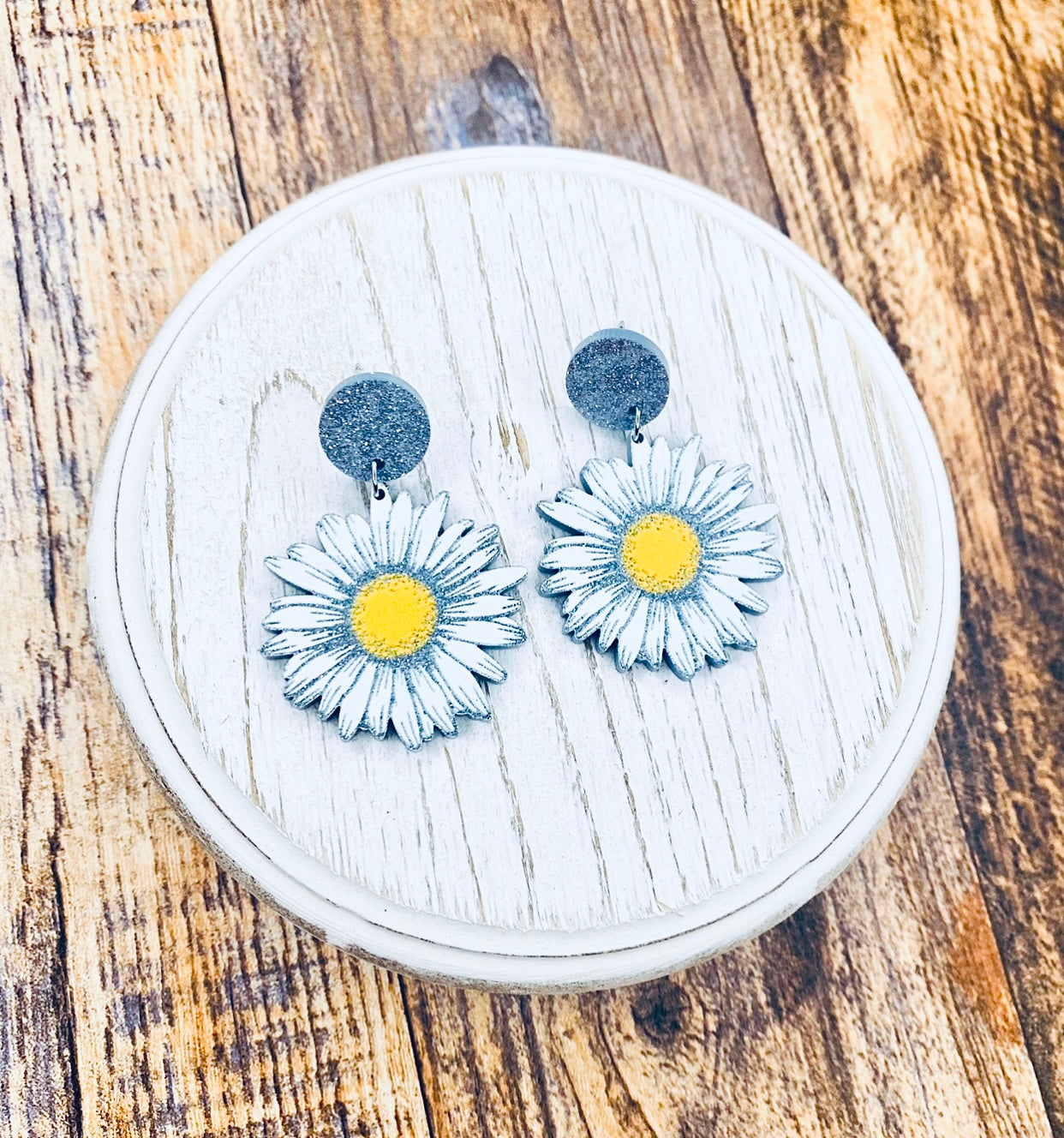 Flower Acrylic Earrings