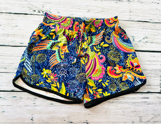 Floral Stretch Band Shorts