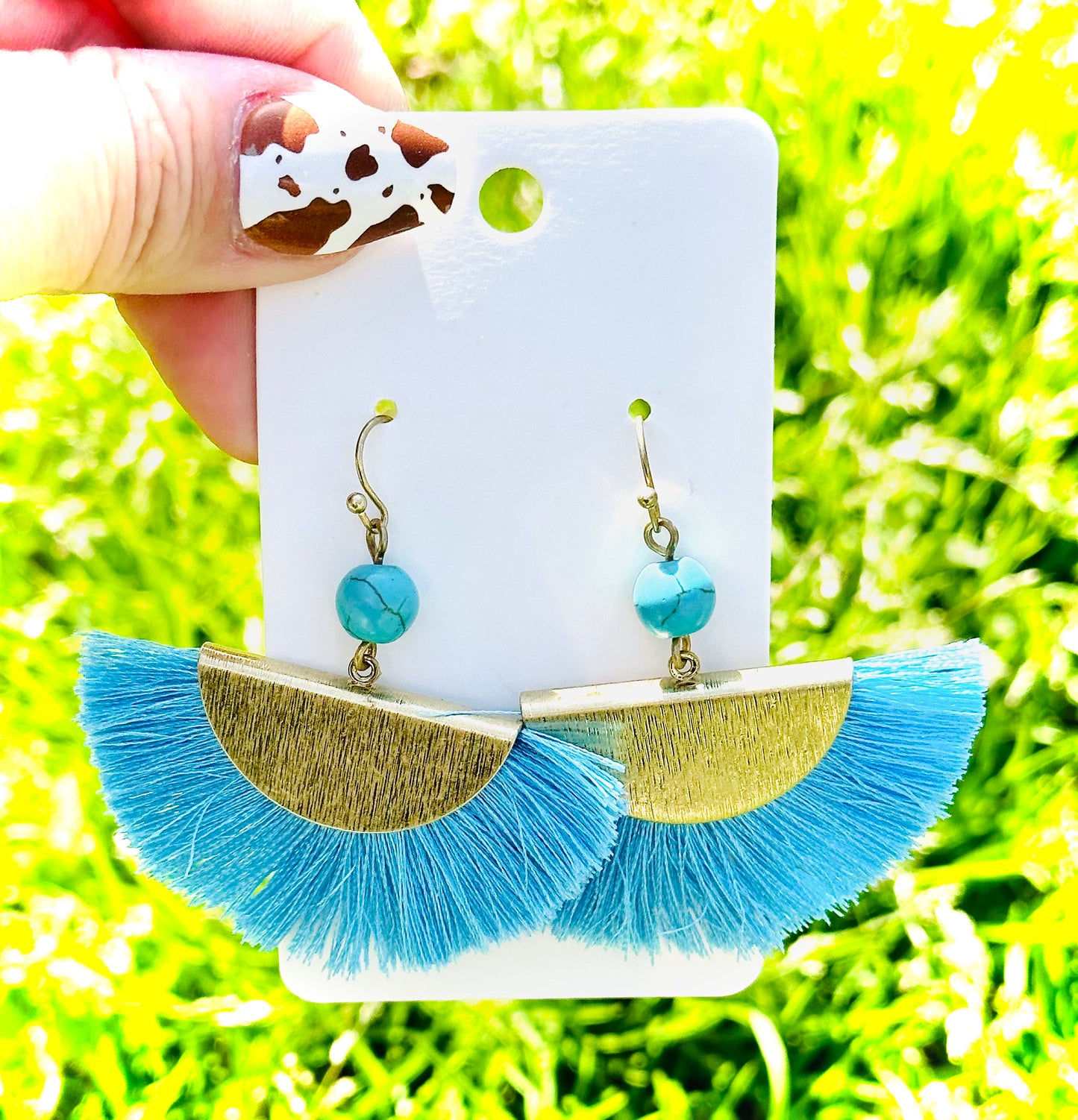 Tassel Beaded Earrings