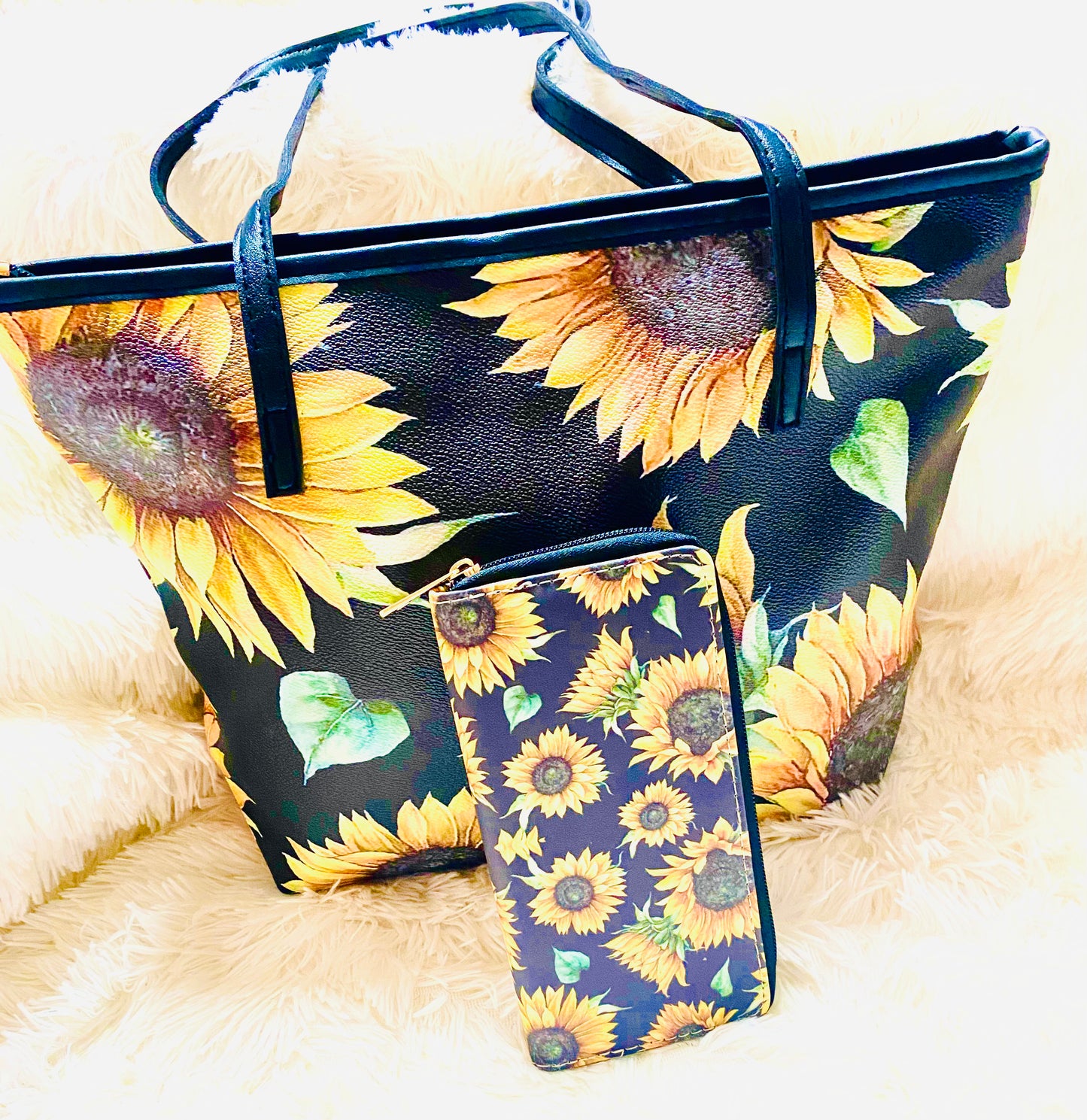 Sunflower Purse & Wallet Set